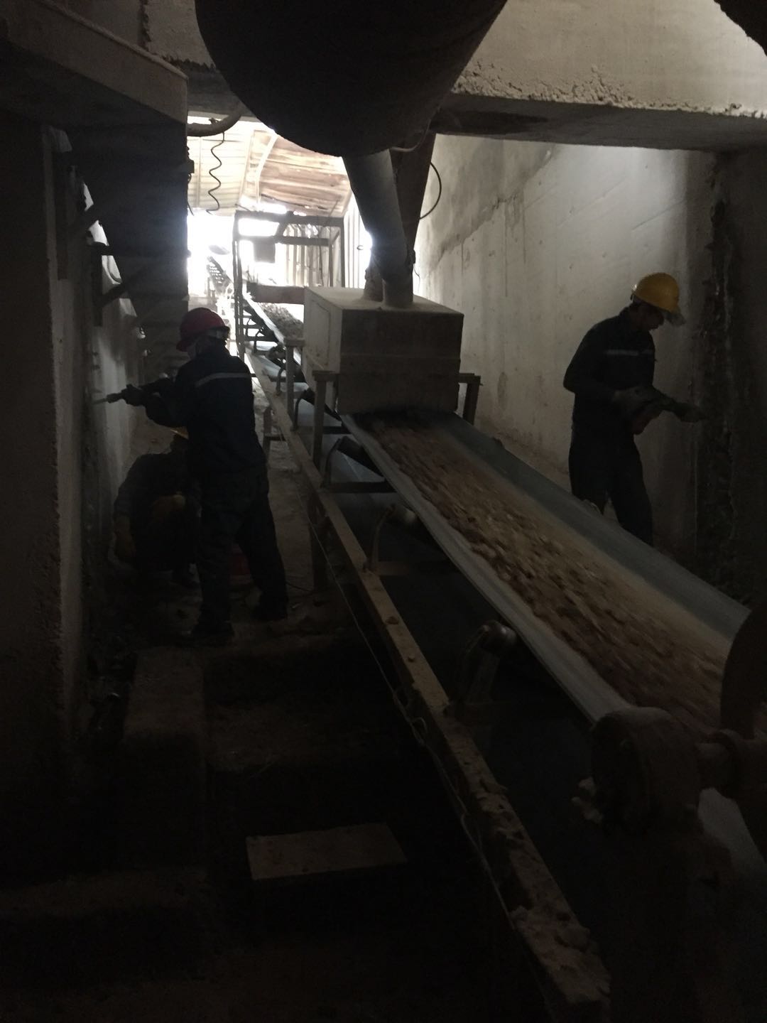输煤廊道堵漏